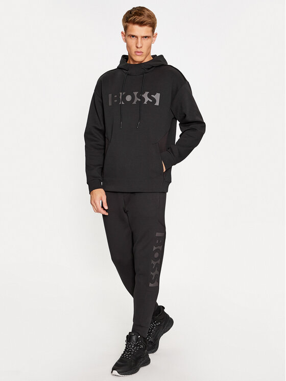 BOSS Boss Jogginghose Helwyn 50499039 Schwarz Relaxed Fit