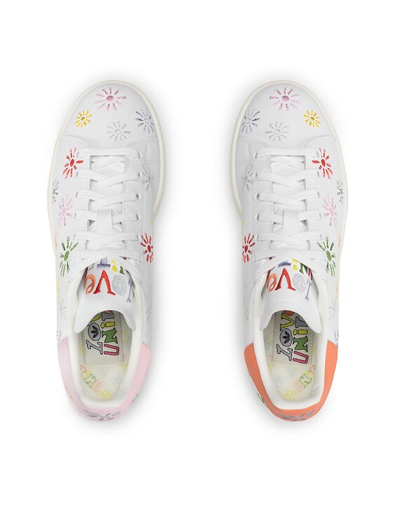 adidas adidas Снікерcи Stan Smith Pride GW2417 Білий