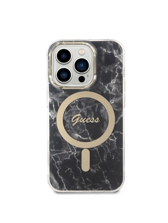 Guess Guess Etui na telefon Guess Marble Czarny
