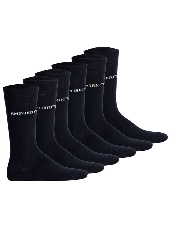 Skarpety Emporio Armani, Rozmiar OS, Czarne, 25778