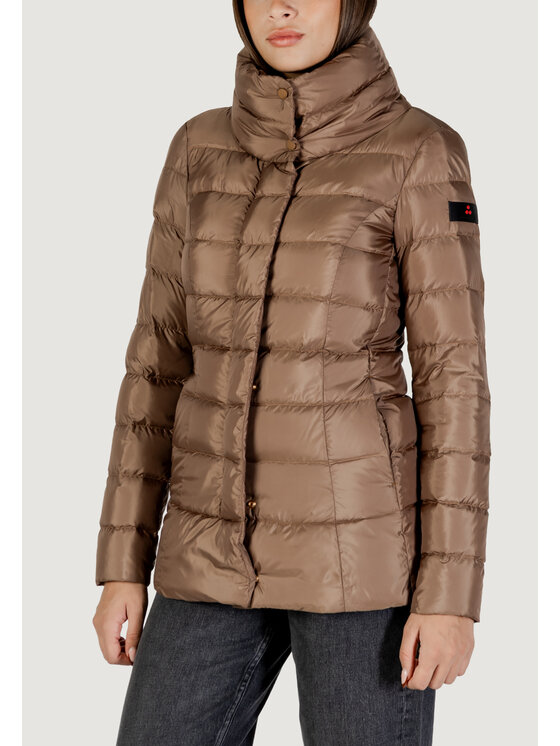 Peuterey Peuterey Giubbotto piumino FLAGSTAFF MQN 03 Marrone Casual Fit