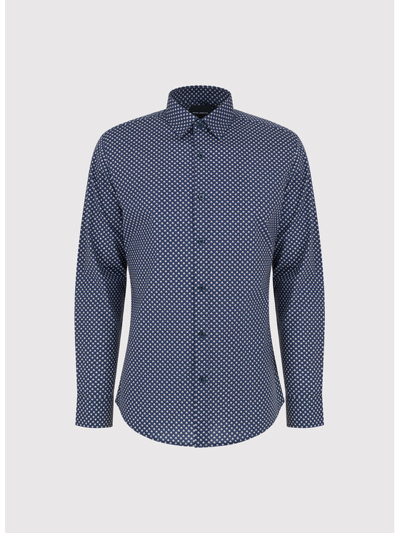 Pako Lorente Pako Lorente Koszula P26WF-1X-003 Granatowy Slim Fit