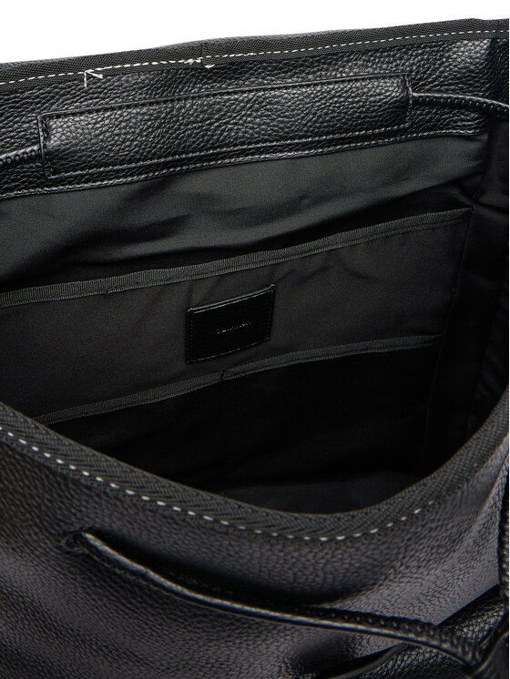 Calvin Klein Calvin Klein Plecak Bold Pebble Flap Backpack LV04D3565G Czarny