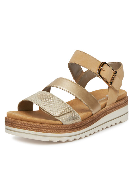 Remonte Remonte Sandalen D0Q55-91 Goldfarben