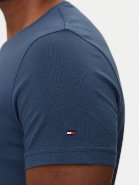 Tommy Hilfiger Tommy Hilfiger T-krekls Logo MW0MW11797 Zils Regular Fit