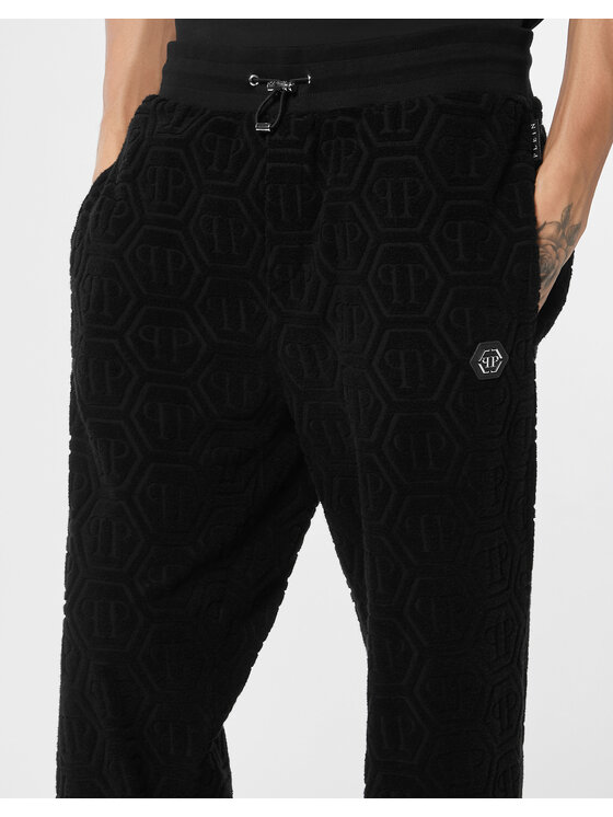PHILIPP PLEIN PHILIPP PLEIN Spodnie dresowe 26949 Czarny Jogger Fit