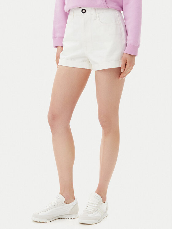 Volcom Volcom Джинсові шорти Weelow B2012300 Білий Slim Fit