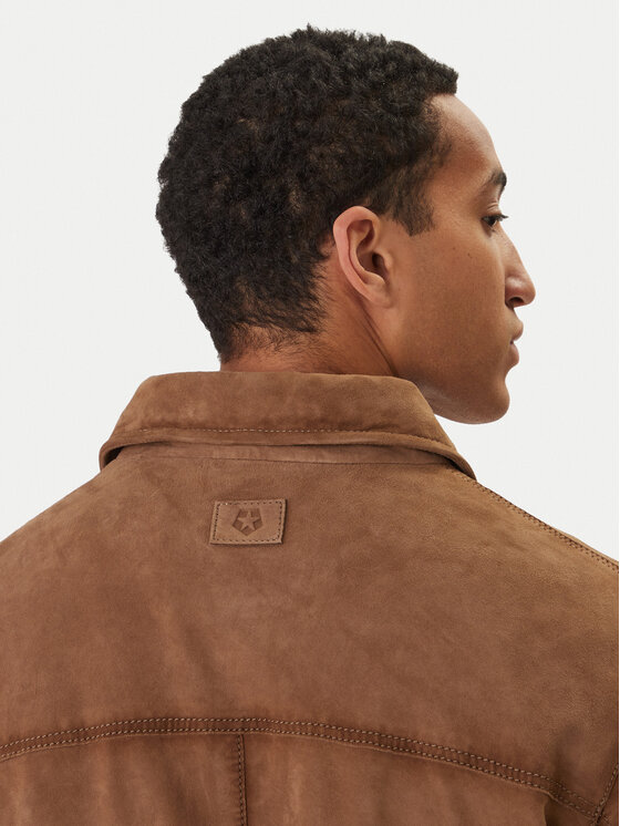 Milestone Milestone Nahkjope Elias 611613 60740 Beež Regular Fit