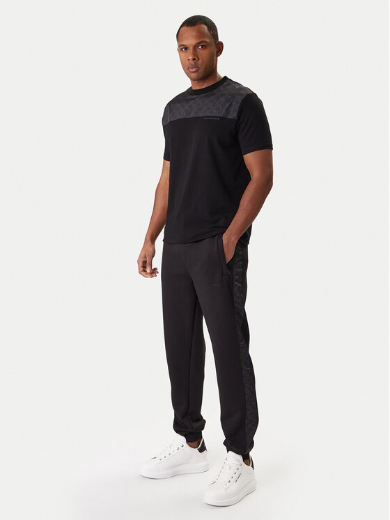 KARL LAGERFELD KARL LAGERFELD Marškinėliai 755030 561221 Juoda Regular Fit