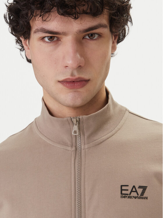 EA7 Emporio Armani EA7 Emporio Armani Majica dugih rukava 8NPM31 PJVRZ U6167 Bež Regular Fit