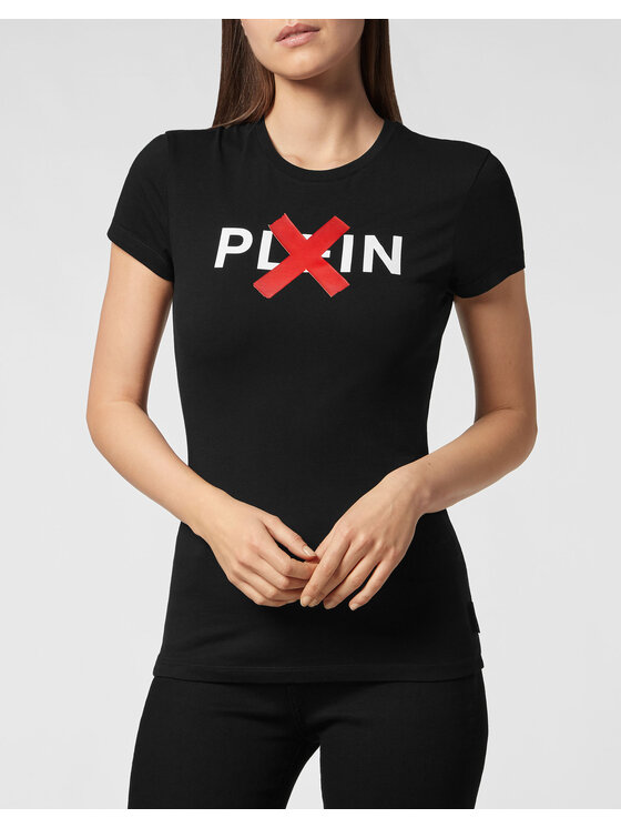 PHILIPP PLEIN PHILIPP PLEIN Tričko 2057 Čierna Regular Fit
