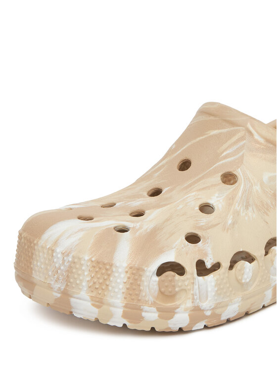 Crocs Crocs Natikače BAYA MARBLED CLOG 206935-2ZM Bež