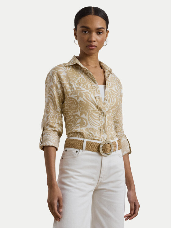 LAUREN RALPH LAUREN LAUREN RALPH LAUREN Cămașă 200963700002 Bej Relaxed Fit
