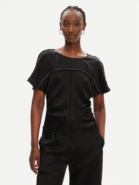 PINKO PINKO Majica 104596 A2BU Crna Regular Fit