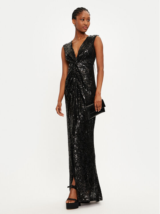 Rinascimento Rinascimento Õhtune kleit CFC0121922003 Must Regular Fit