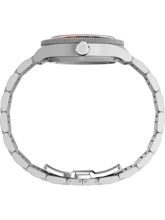 Timex Timex Zegarek TW2Y60600 Srebrny