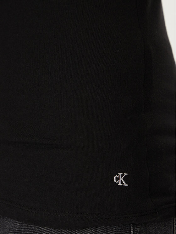 Calvin Klein Underwear Calvin Klein Underwear Komplektas: Tank top marškinėliai (3 vnt.) Tank 3Pk LV00NB4184 Juoda Slim Fit