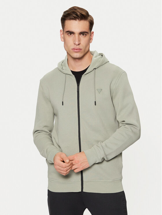 Guess Mikina Z2YQ28 K9V31 Zelená Regular Fit