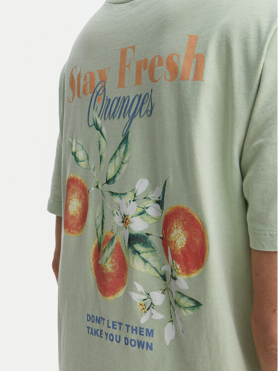 ONLY ONLY T-Shirt Lucy 15367829 Zielony Regular Fit