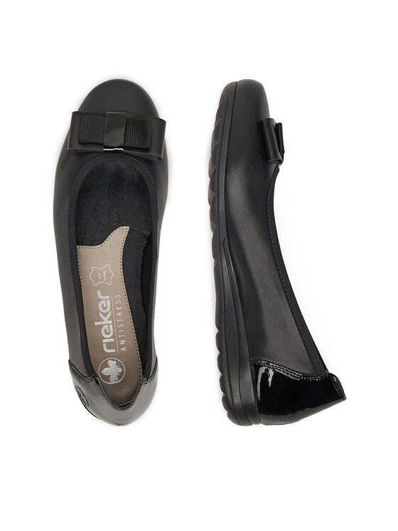 Rieker Rieker Halbschuhe L9366-00 Schwarz