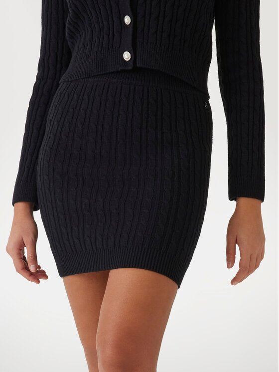 Guess Guess Spódnica 171099 Czarny Classic Fit