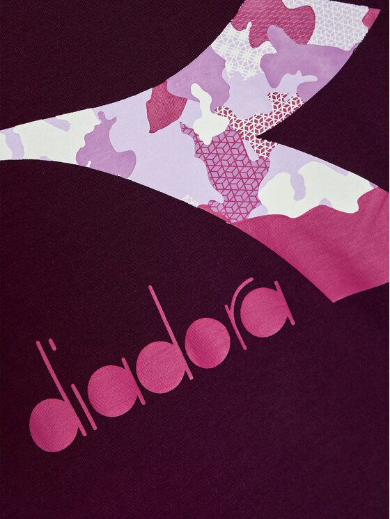 Diadora Diadora T-Shirt Chromia 102.176488 Fialová Regular Fit