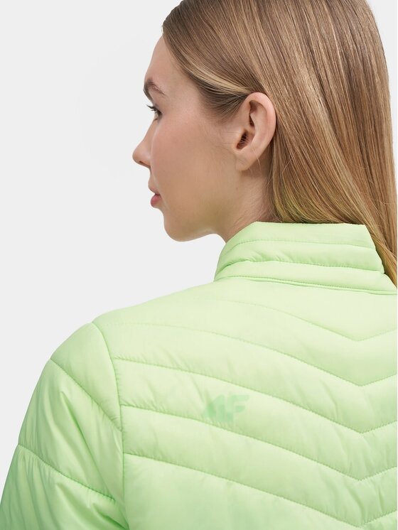 4F 4F Kurtka puchowa 4FSS23TDJAF094-41S Zielony Regular Fit