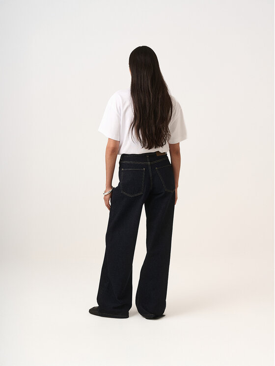 La Mania La Mania Bluzka SANDER Biały Classic Fit