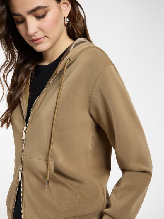 Elena Mirò Elena Mirò Felpa G801Z000640N0F2 Marrone Boxy Fit