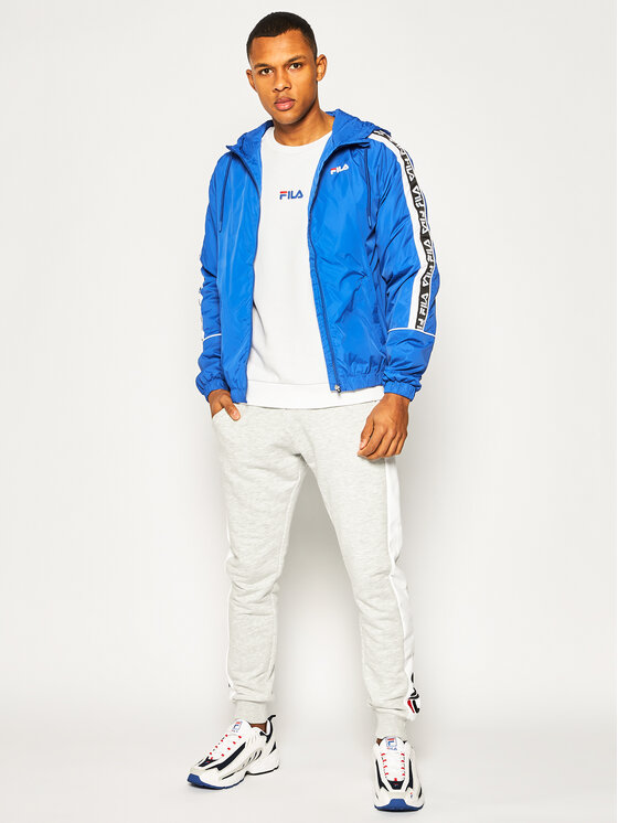 Felpa Baker Crew 687481 Bianco Regular Fit