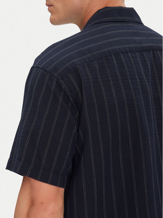 Jack & Jones Jack & Jones Koszula Luke 12271099 Granatowy Relaxed Fit