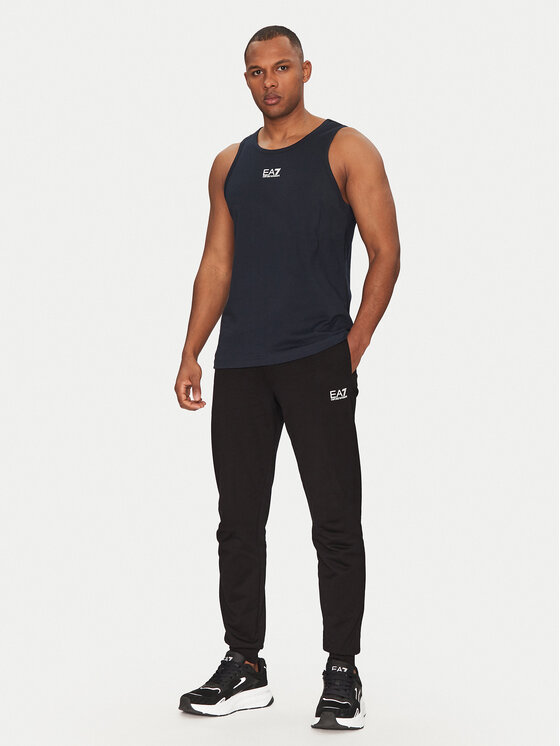 EA7 Emporio Armani EA7 Emporio Armani Tank top 7M000295 AF10375 UB102 Granatowy Regular Fit