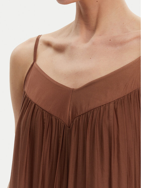 ViCOLO ViCOLO Kombinezon TD0588 Rjava Relaxed Fit