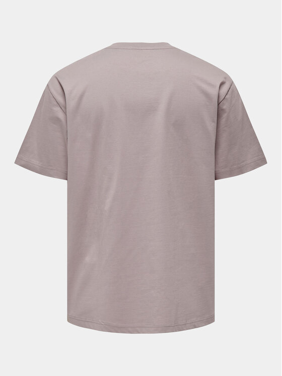 Only & Sons Only & Sons T-shirt Fred 22022532 Ljubičasta Relaxed Fit