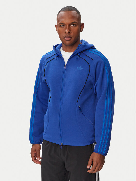 adidas Flis Spacer Teamgeist 26 Cutline Fullzip Hoodie KW0887 Plava Regular Fit