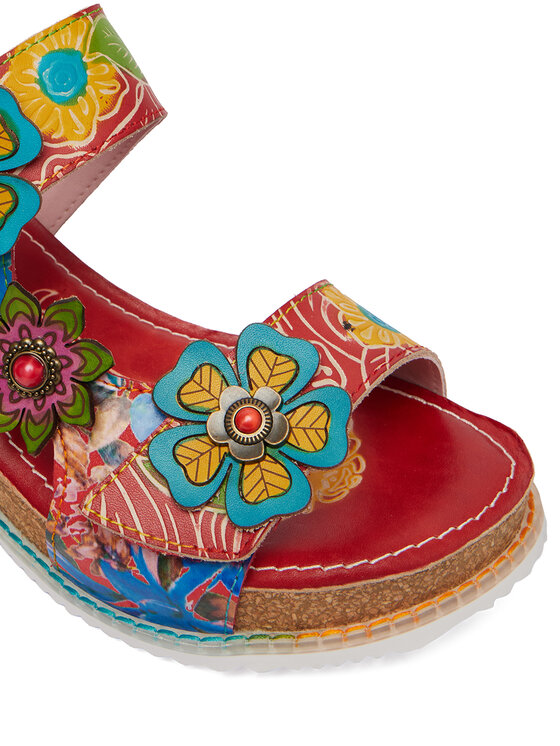 Laura Vita Laura Vita Шльопанці Bonito 31 Червоний