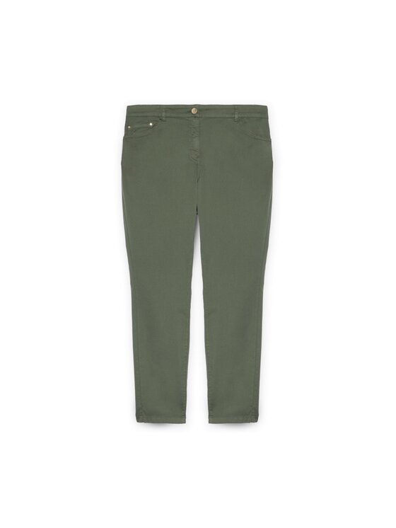 Fiorella Rubino Fiorella Rubino Pantaloni di tessuto P714T004796N015 Verde Skin Fit