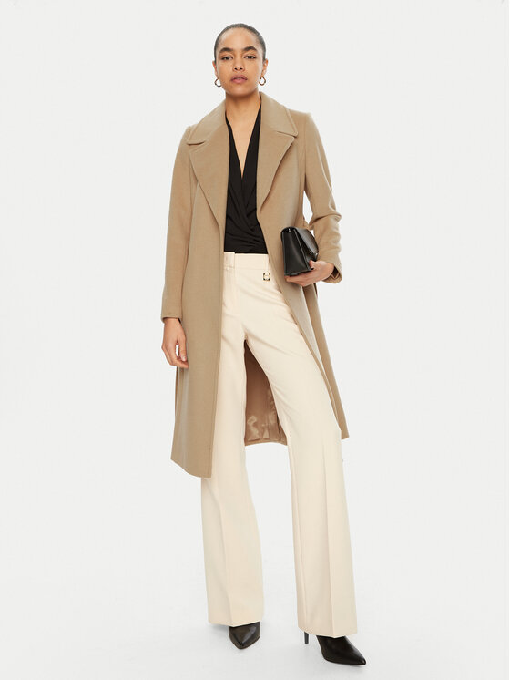 LAUREN RALPH LAUREN LAUREN RALPH LAUREN Volneni plašč 297962169002 Bež Regular Fit