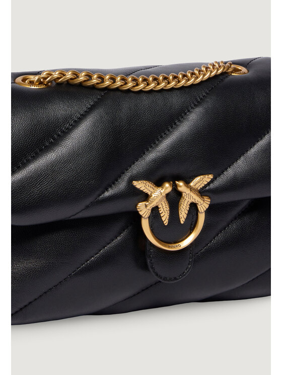 PINKO PINKO Τσάντα LOVE PUFF MINI SMALL B. SHEEP Μαύρο