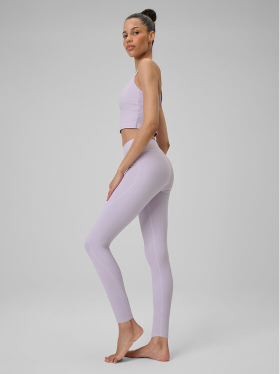 4F 4F Legginsy SOLAR PUNK Fioletowy jasny Slim Fit