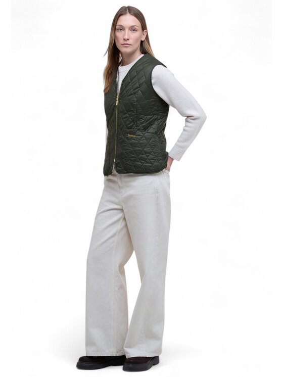 Barbour Barbour Gilet q-dav-59542 Verde Regular Fit