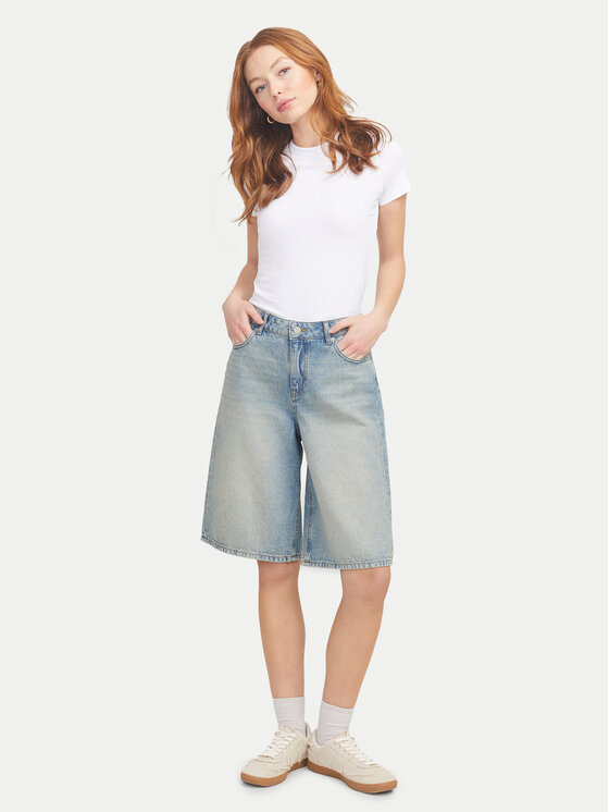 JJXX JJXX Pantaloni scurți de blugi Laura 12267288 Albastru Relaxed Fit