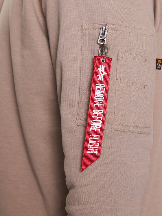 Alpha Industries Alpha Industries Džemperis ar kapuci X-Fit 158321 Bēšs Regular Fit