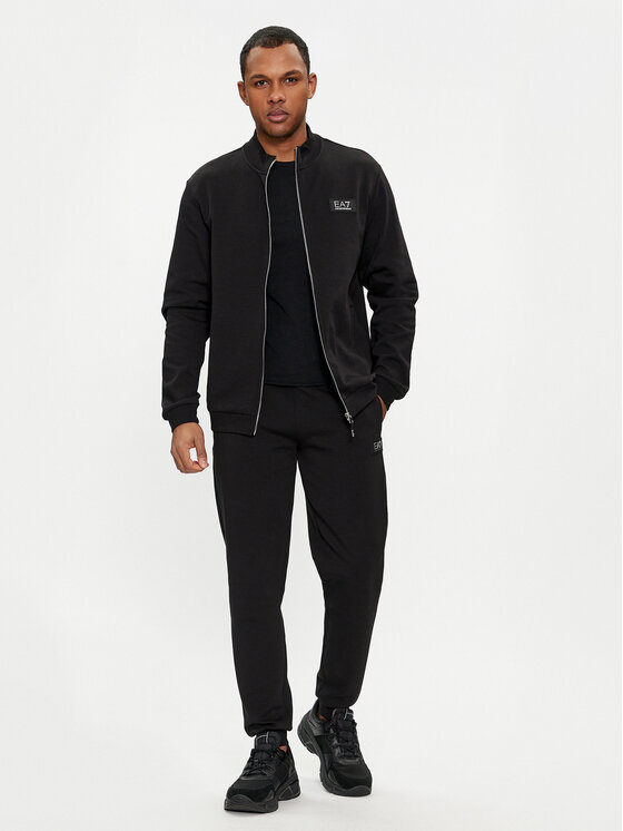 EA7 Emporio Armani EA7 Emporio Armani Mikina 3DPM83 PJUEZ 1200 Čierna Regular Fit