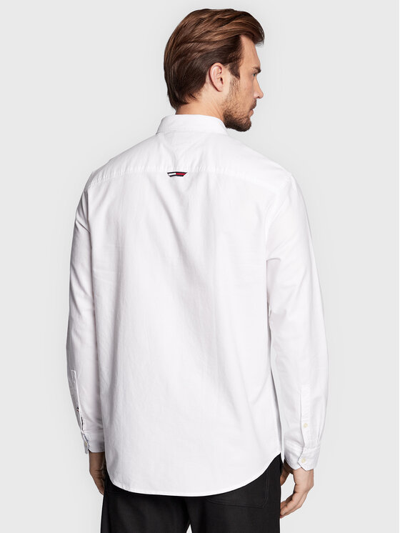 Tommy Jeans Tommy Jeans Srajca Classic Oxford DM0DM15408 Bela Classic Fit