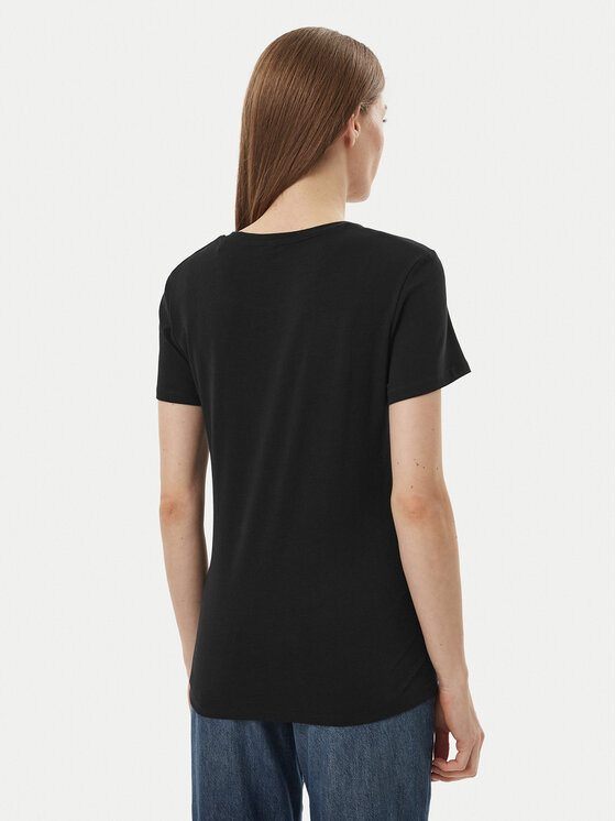 Guess Guess T-Shirt O5RI01 KBBU1 Czarny Slim Fit