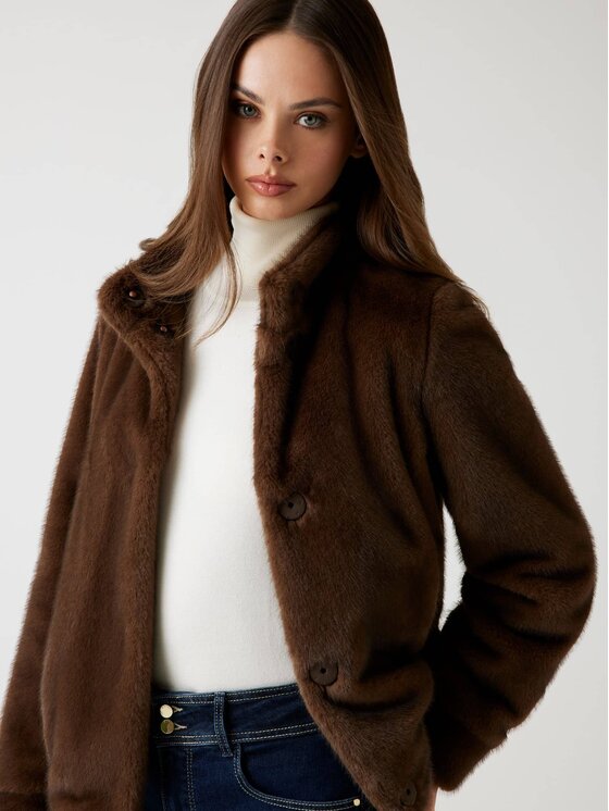 Guess Guess Демісезонна куртка 179847 Коричневий Classic Fit