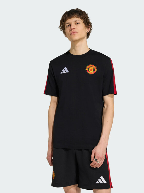 adidas adidas Koszulka techniczna Manchester United DNA Czarny Regular Fit