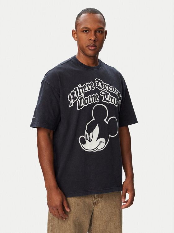 adidas Tricou Adidas Disney Mickey Mouse Dreams IA4402 Negru Loose Fit