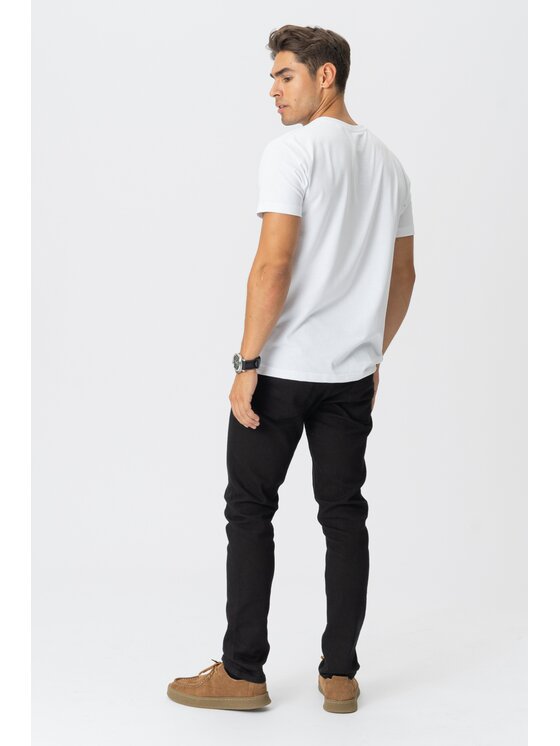 TeeShoppen TeeShoppen Jeansy 'Perform Collection' Czarny Slim Fit